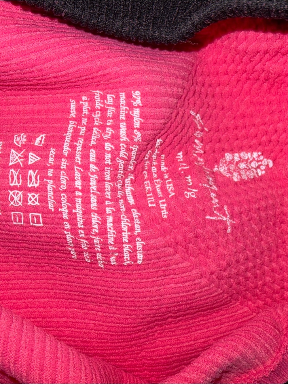 Free People Hot Pink Athletic Shorts